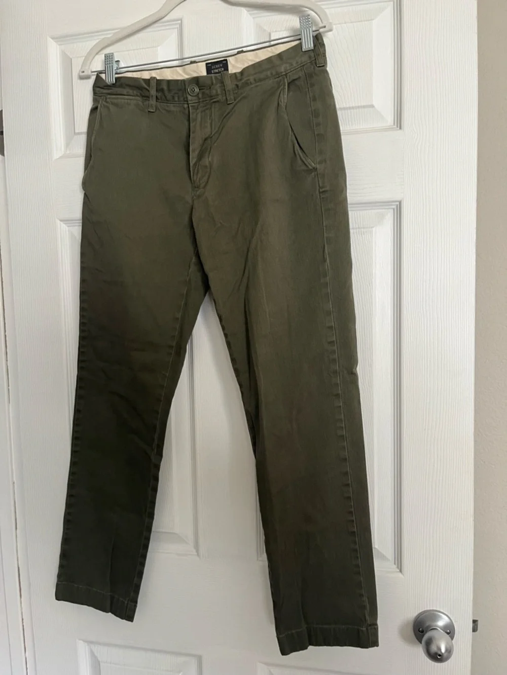 J. Crew Olive Green Chino Pants